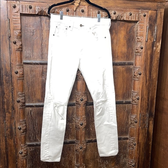 Rag & Bone Fit 1 Extra Slim White Jeans Men’s Size 31 – Premium Denim NY - Picture 2 of 11